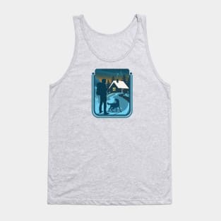 Social Distancing: Walk the Dog Tank Top